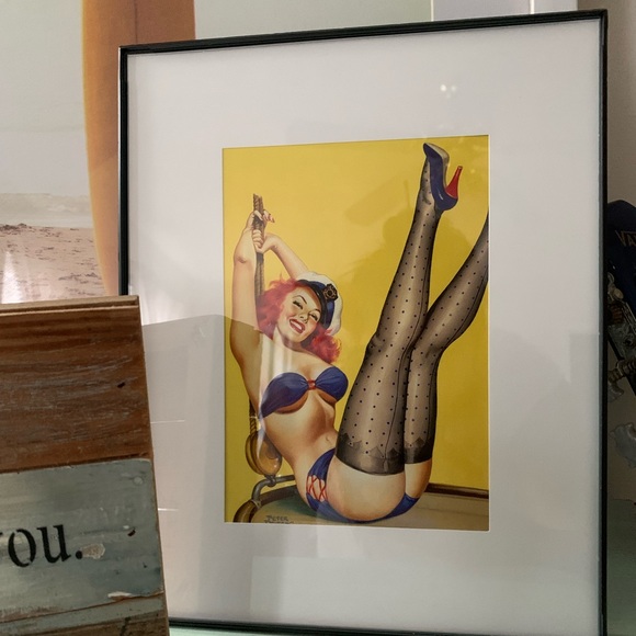 Sailor girl pinup print by Peter Driben - Picture 1 of 4